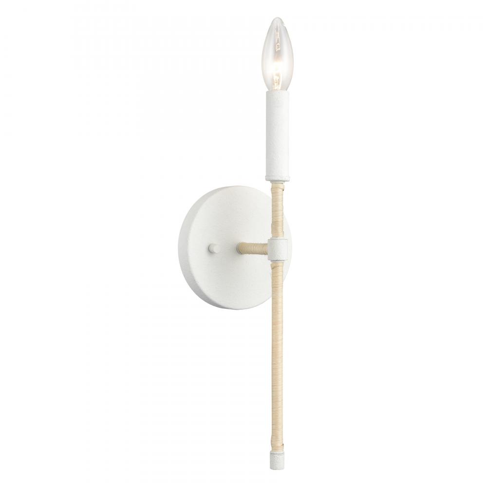 Breezeway 14.25&#39;&#39; High 1-Light Sconce - White Coral