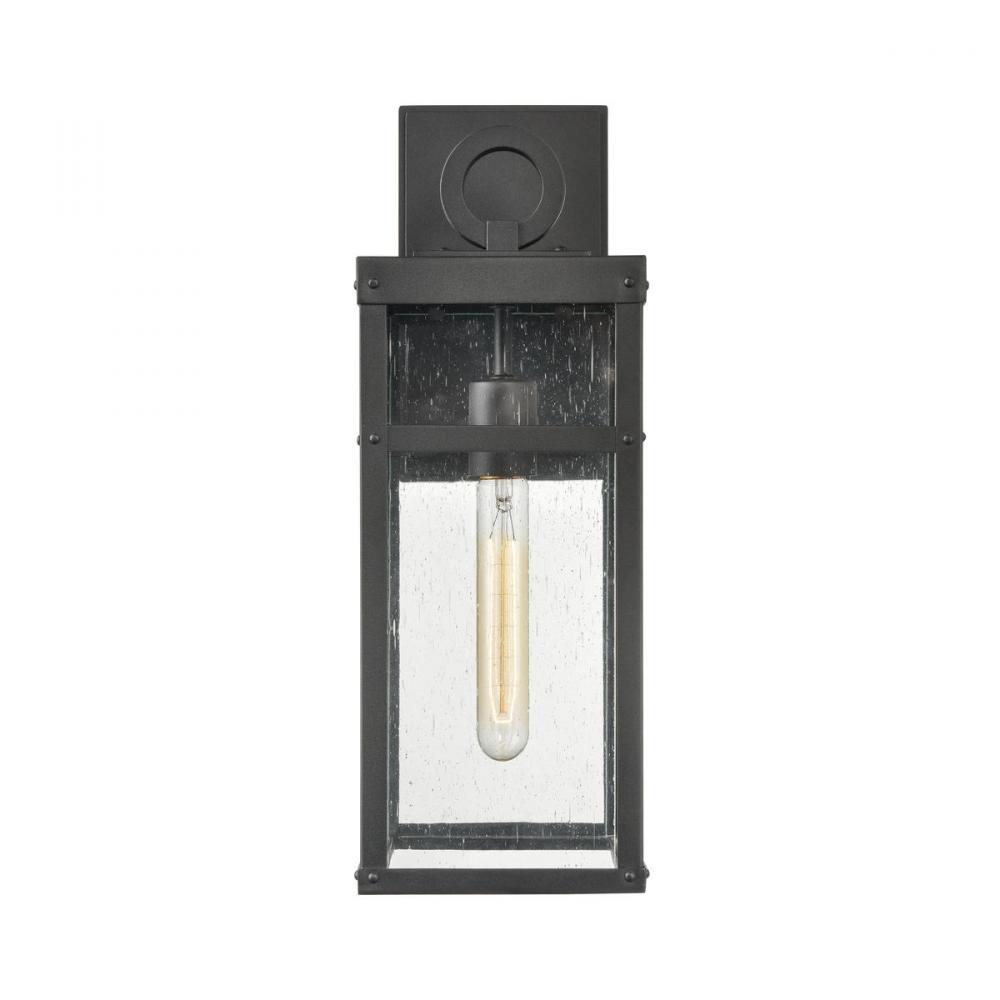 Dalton 17.5&#39;&#39; High 1-Light Outdoor Sconce - Textured Black