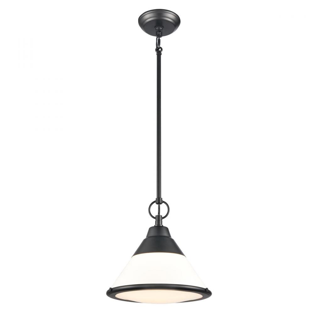 Sven 12&#39;&#39; Wide 1-Light Pendant - Matte Black