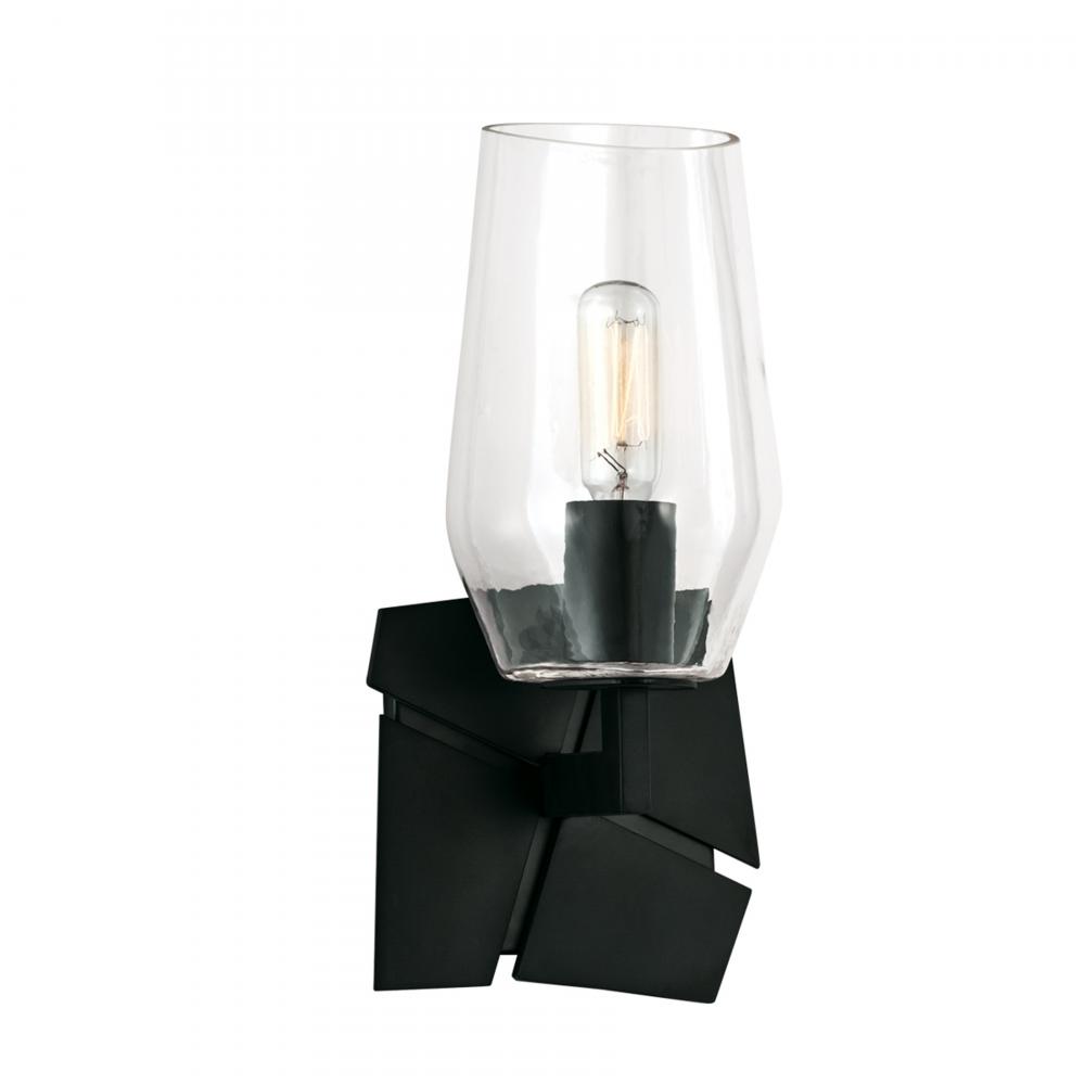 Gaia 11.25&#39;&#39; High 1-Light Sconce - Acid Dipped Black