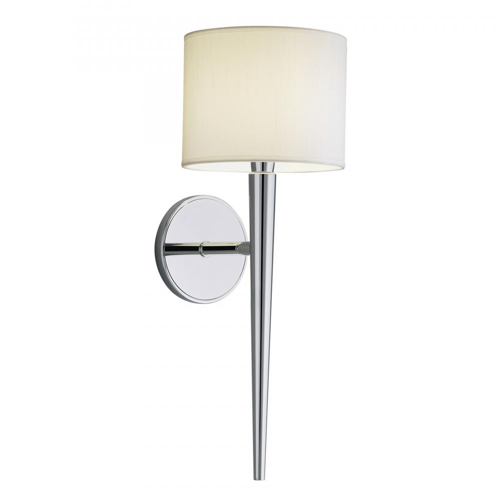 Angelica 19.5&#39;&#39; High 1-Light Sconce - Polished Nickel