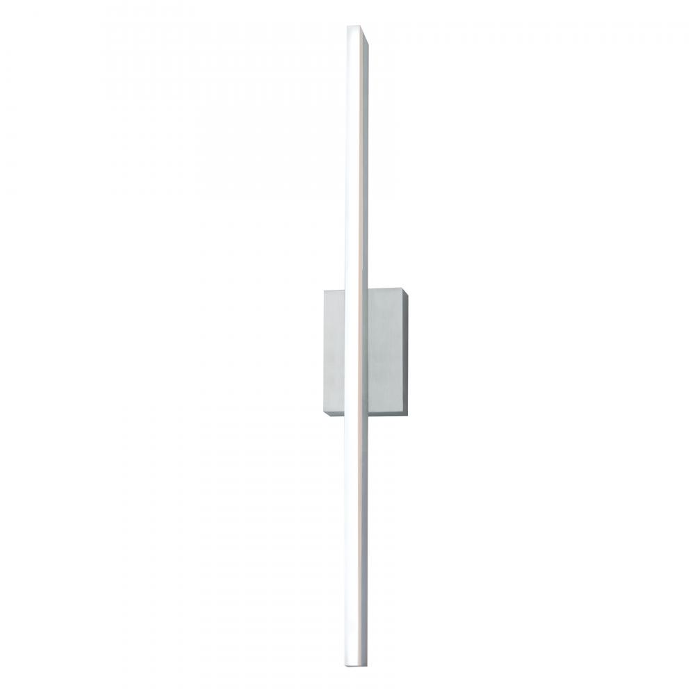 Ava 36&#39;&#39; High Integrated LED Sconce - Brushed Aluminum