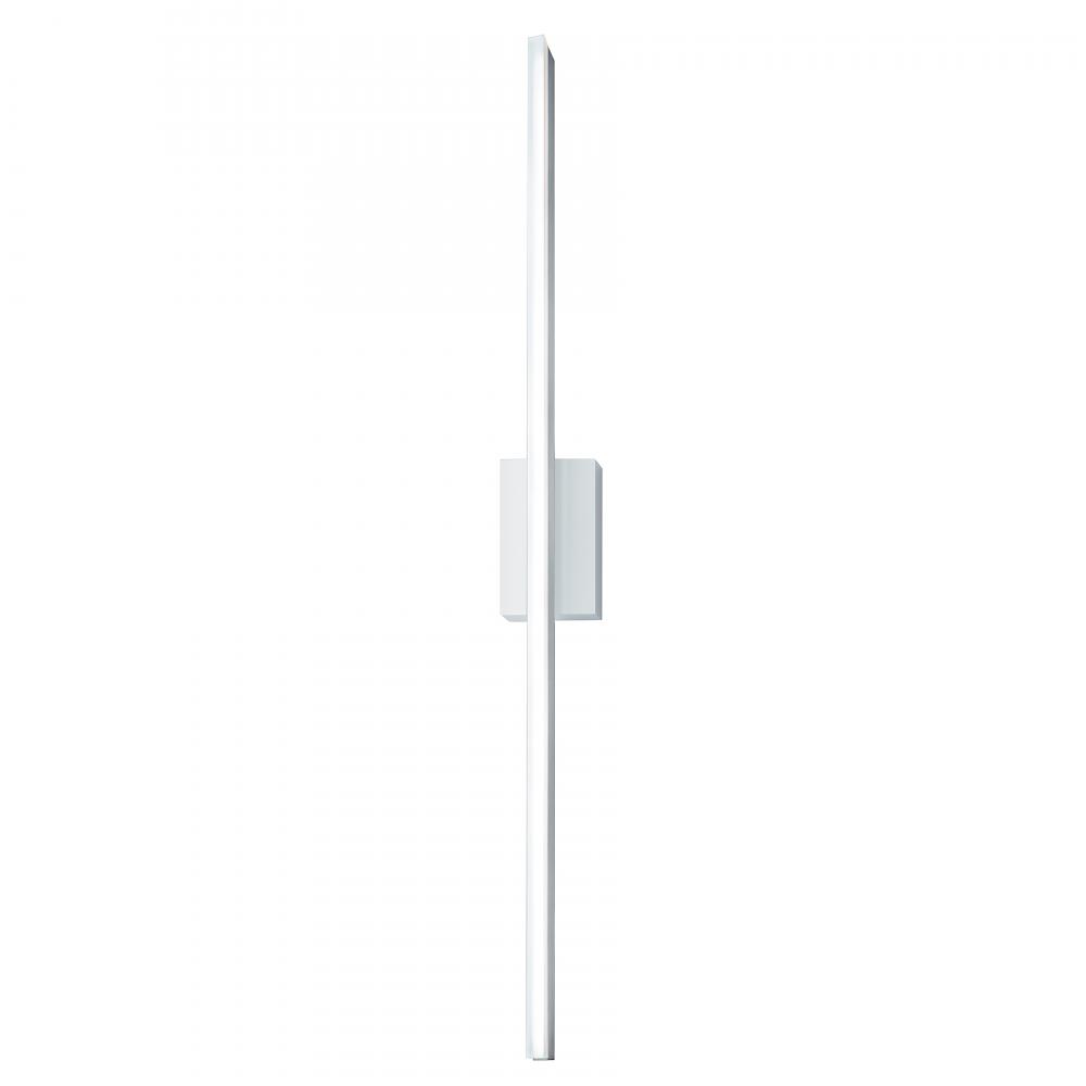 Ava 60&#39;&#39; High Integrated LED Sconce - Gloss White