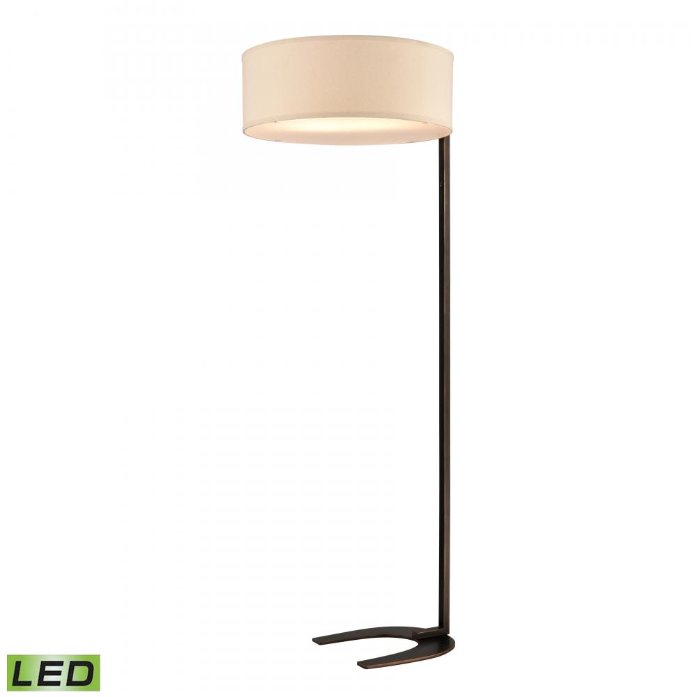 Pilot 65&#39;&#39; High 2-Light Floor Lamp - Bronze - Includes LED Bulbs