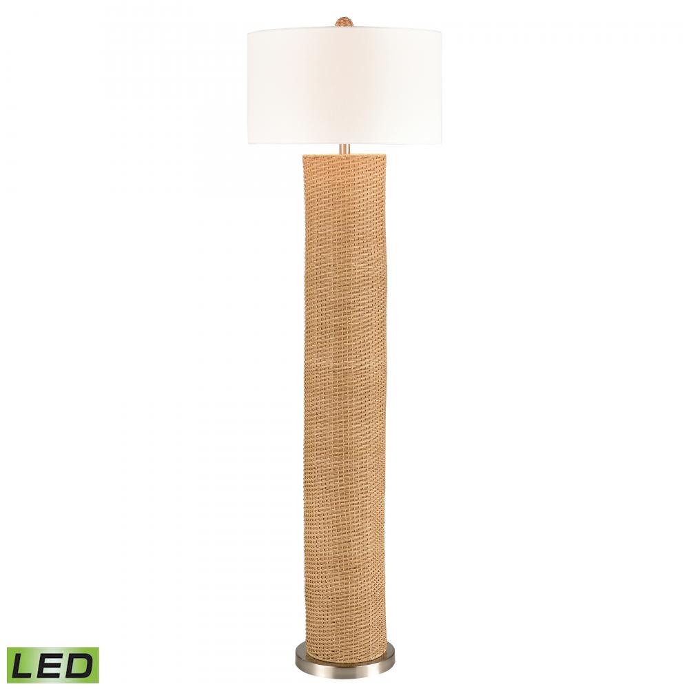 Mulberry Lane 64&#39;&#39; High 1-Light Floor Lamp - Natural - Includes LED Bulb