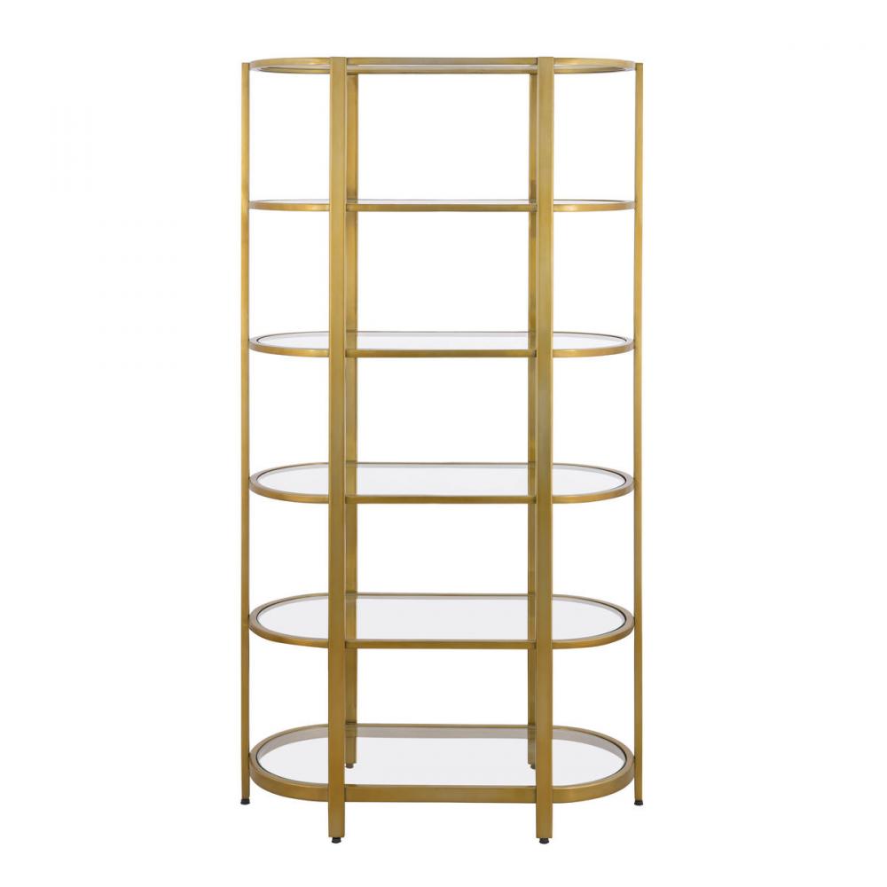 Blain Bookshelf - Brass