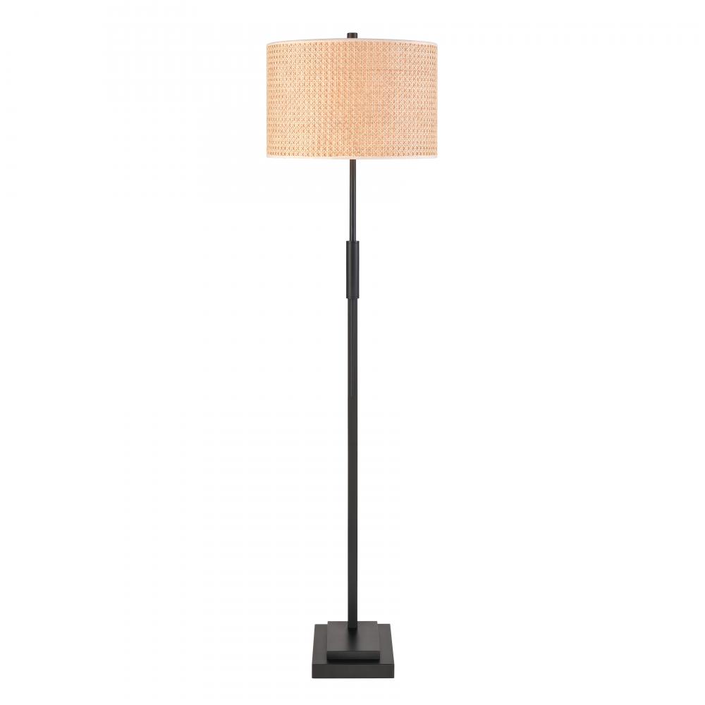 Baitz 62.5&#39;&#39; High 1-Light Floor Lamp - Matte Black