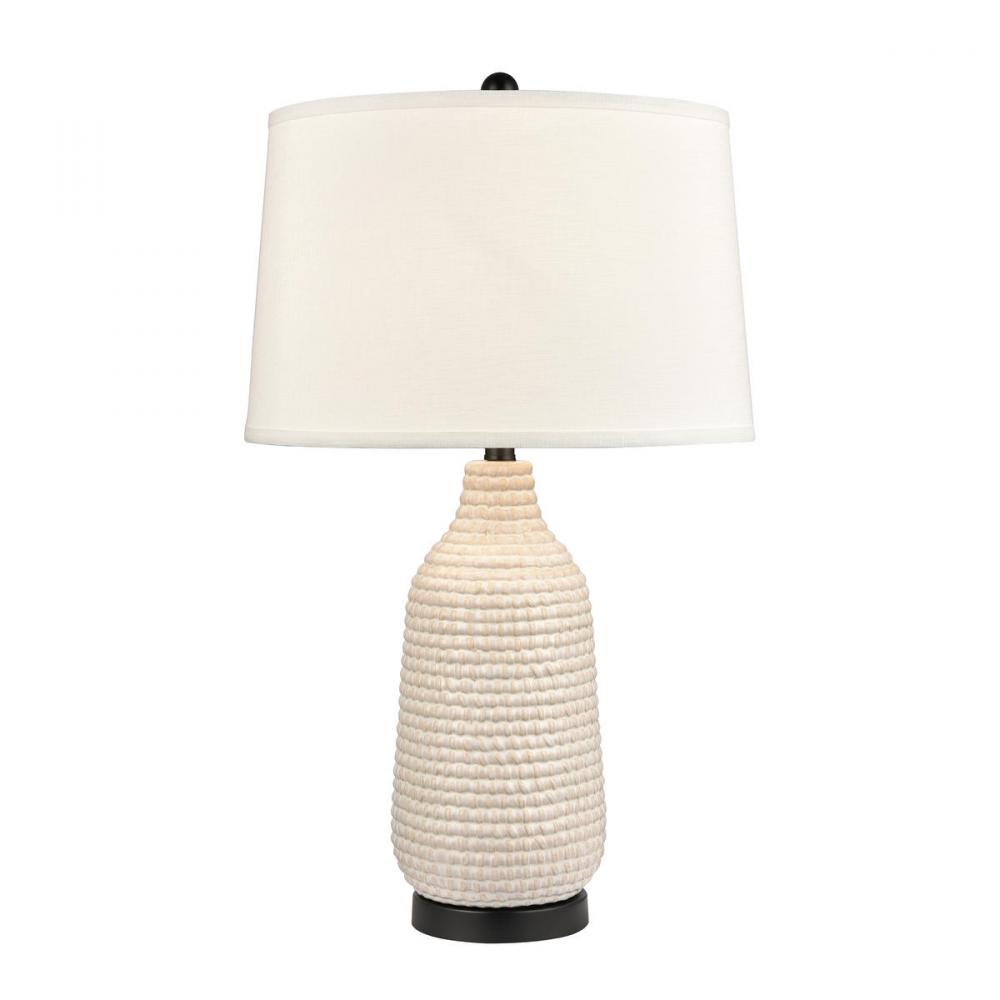 Kari 28&#39;&#39; High 1-Light Table Lamp - Cream