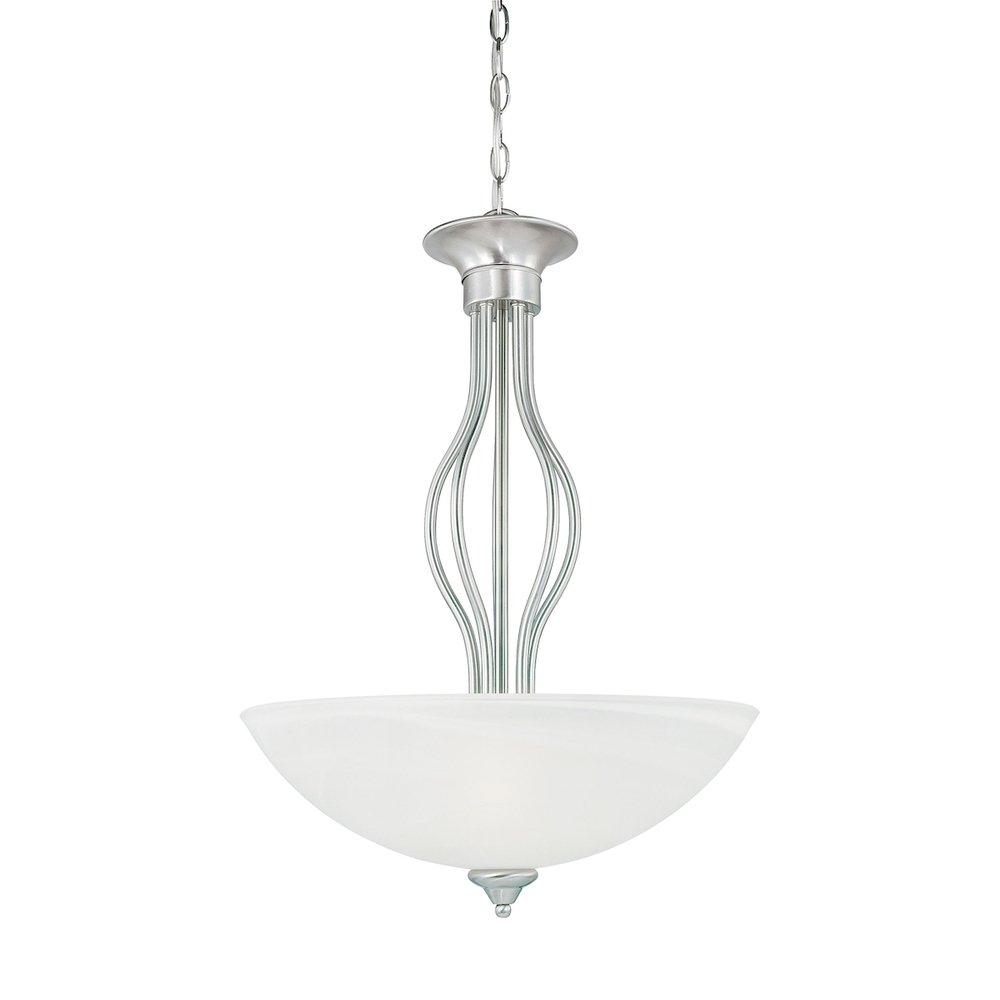 Thomas - Tahoe 20&#39;&#39; Wide 3-Light Pendant - Brushed Nickel