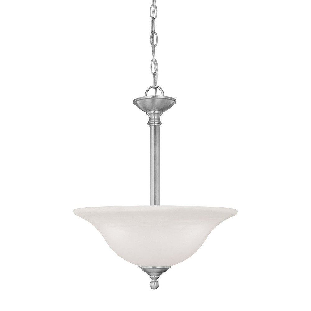 Thomas - Riva 16&#39;&#39; Wide 3-Light Pendant - Brushed Nickel