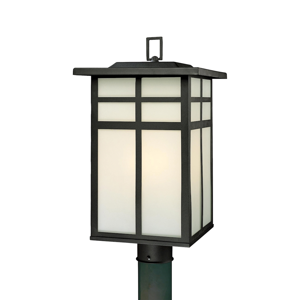 Thomas - Mission 20&#39;&#39; High 3-Light Outdoor Post Light - Black