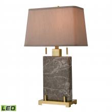 ELK Home D4704-LED - Windsor 27&#39;&#39; High 2-Light Table Lamp - Honey Brass - Includes LED Bulbs