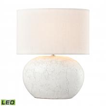 ELK Home H019-7257-LED - Fresgoe 20&#39;&#39; High 1-Light Table Lamp - White - Includes LED Bulb