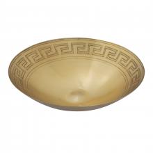 ELK Home H0807-10668 - Greek Key Centerpiece Bowl - Brass