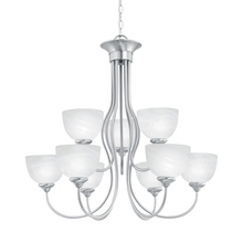 ELK Home SL801678 - Thomas - Tahoe 30'' Wide 9-Light Chandelier - Brushed Nickel