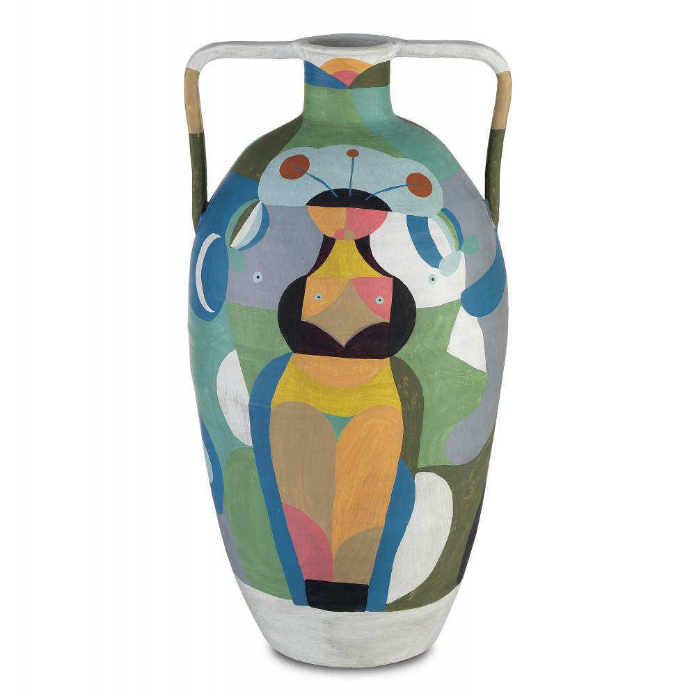 Amphora Large Multi-Colored Vase