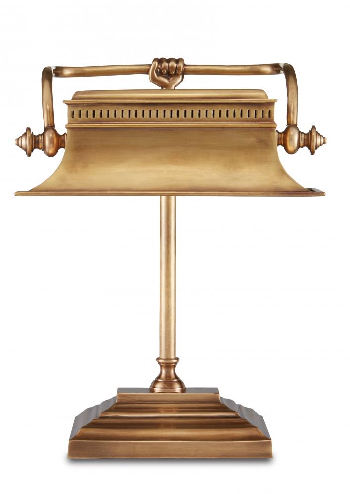 Malvasia Brass Desk Lamp