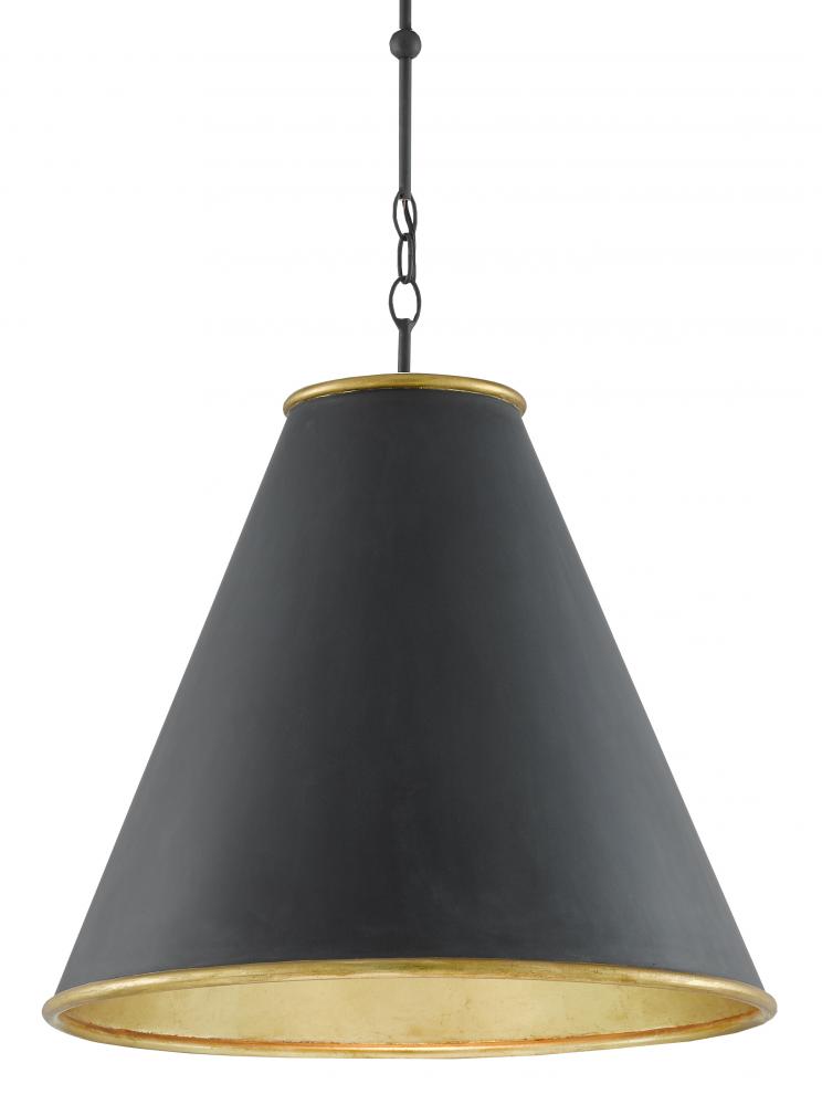 Pierrepont Large Black Pendant