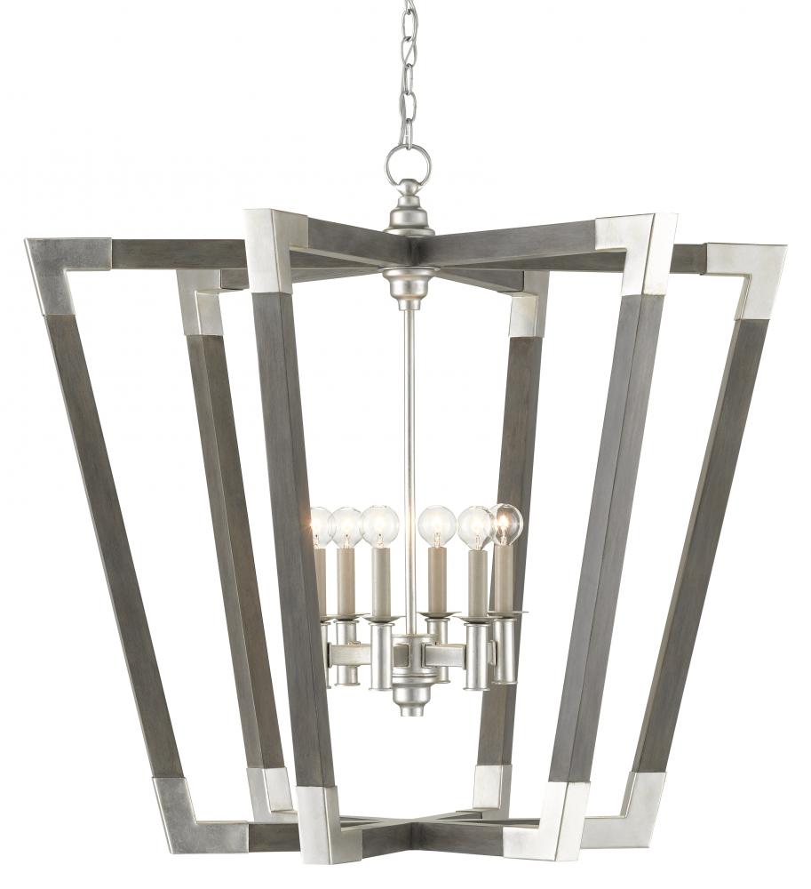 Bastian Large Gray Lantern