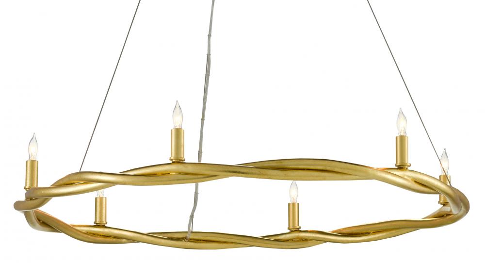 Soliloquy Gold Chandelier