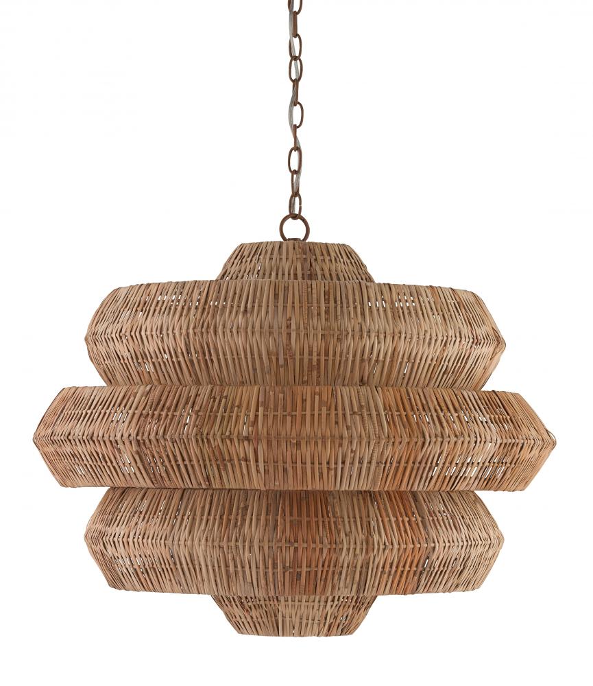 Antibes Medium Natural Chandelier