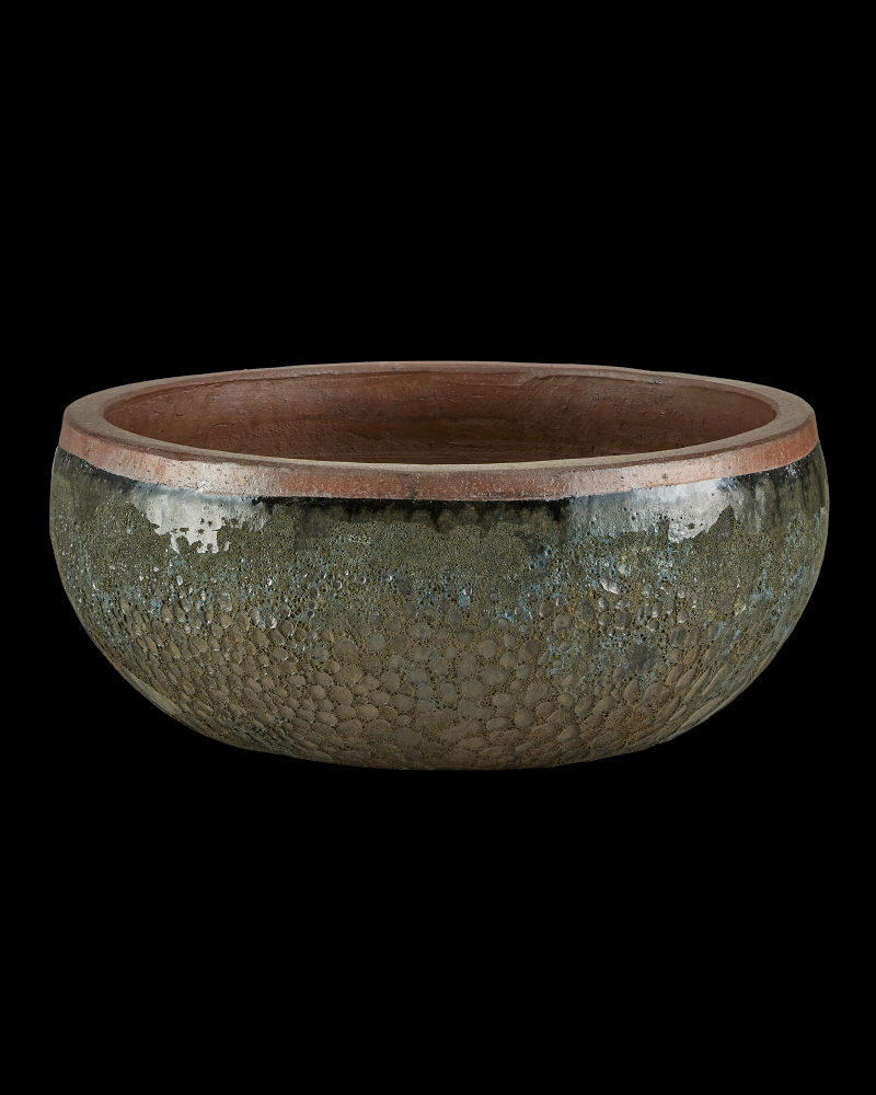 Lyra Black Large Planter