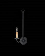 Currey 5000-0263 - Saxon Single-Light Black Wall