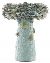 Currey 1200-0053 - Oyster Shell Medium Bird Bath