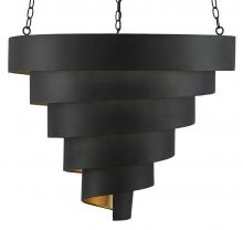 Currey 9000-0497 - Chiffonade Large Black Pendant