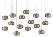 Currey 9000-0692 - Pepper 15-Light Linear Multi-Drop Pendant