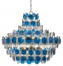 Currey 9000-0723 - Galahad Large Blue Chandelier