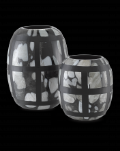 Currey 1200-0377 - Schiappa Glass Vases Set of 2