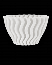 Currey 1200-0933 - Ripple White Vase