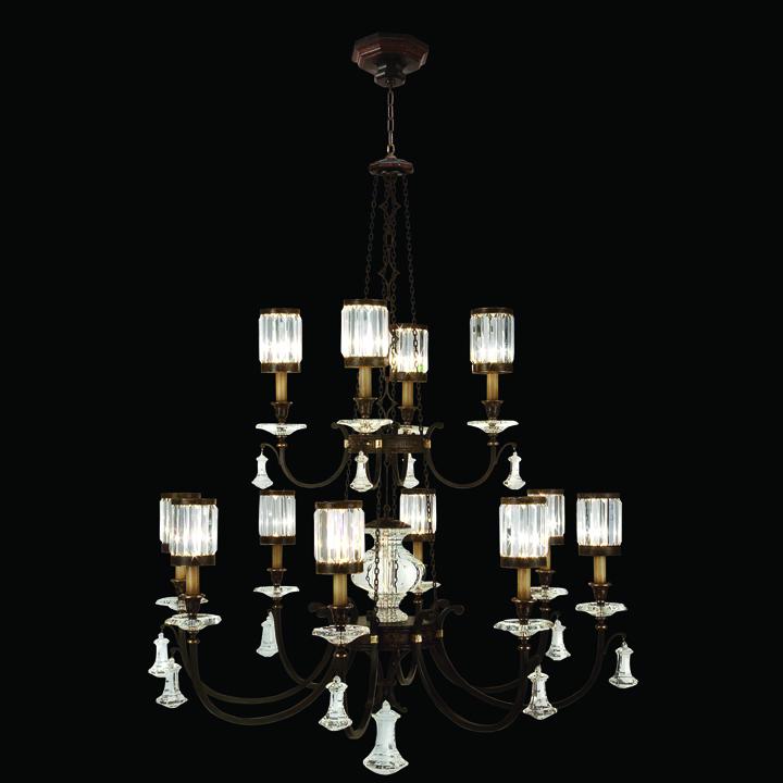 Eaton Place 53&#34;W Round Chandelier