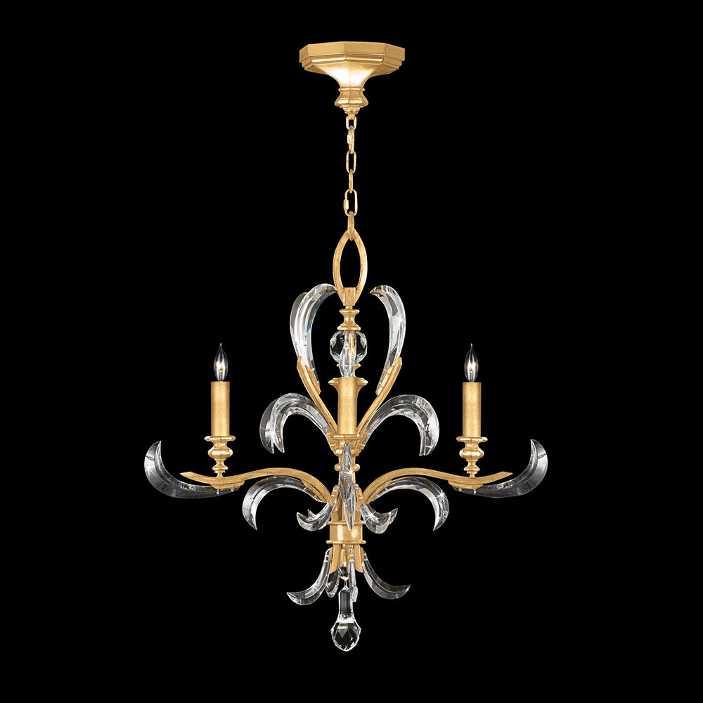 Beveled Arcs 28&#34;W Round Chandelier