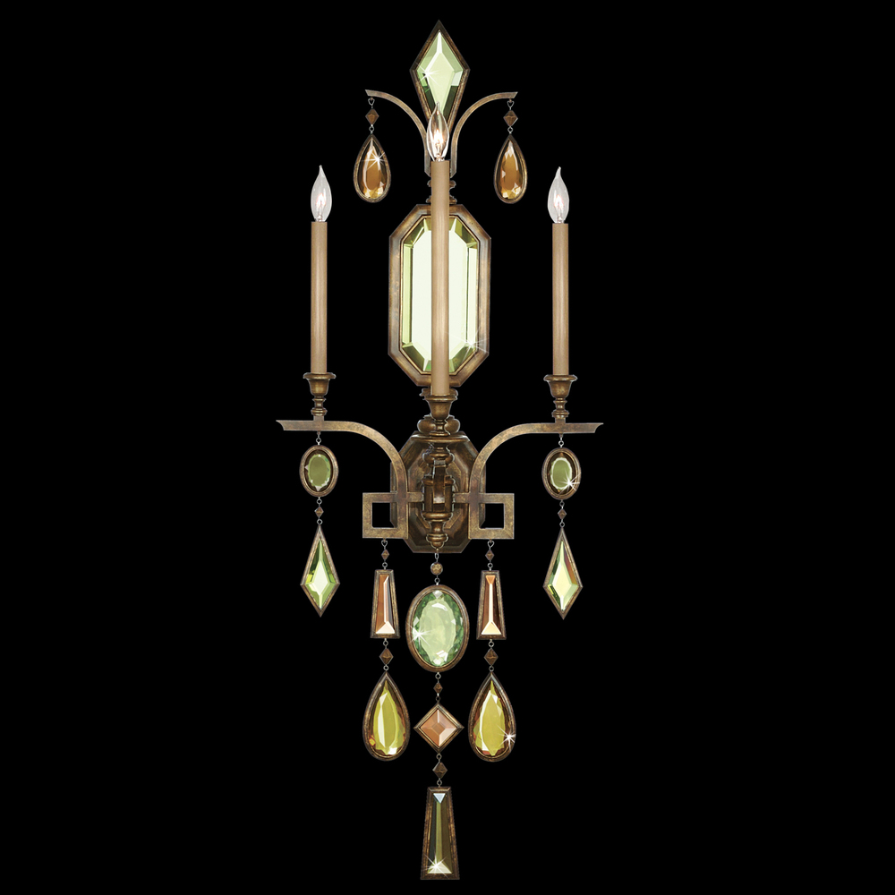 Encased Gems 49&#34;H Sconce