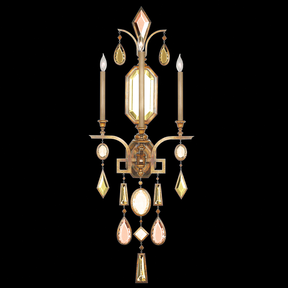 Encased Gems 49&#34;H Sconce