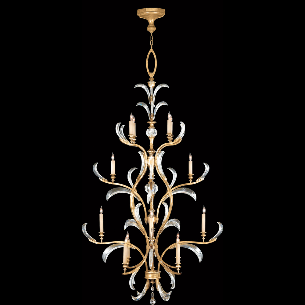 Beveled Arcs 48&#34;W Round Chandelier