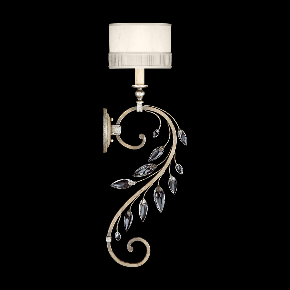 Crystal Laurel 32&#34;H Sconce