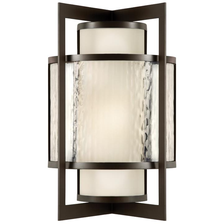 Singapore Moderne Outdoor 19&#34;H Outdoor Wall Sconce