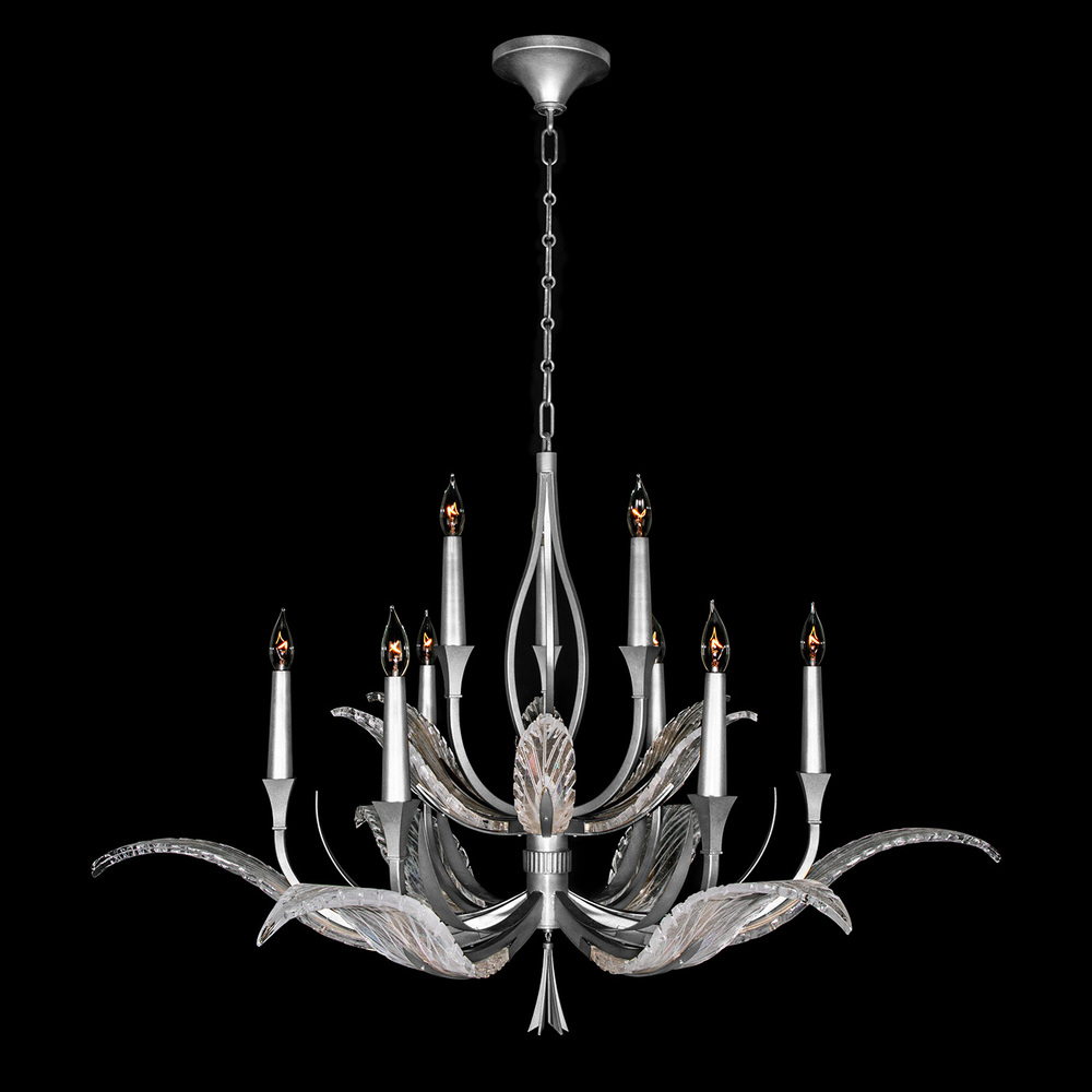 Plume 45&#34;W Round Chandelier