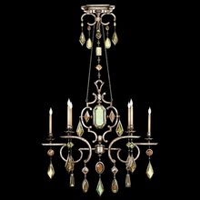 Fine Art Handcrafted Lighting 725940-1ST - Encased Gems 50"W Oblong Chandelier